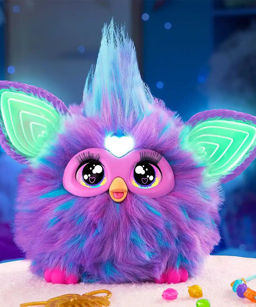 لعبة فوربي التفاعلية المحشوة، أرجوانية، ١٥ إكسسوارًا عصريًا، روبوت متحرك يعمل بالصوت، أكثر من ٦٠٠ استجابة، لعبة ناطقة تغني وترقص للأطفال من سن ٦ سنوات فما فوق