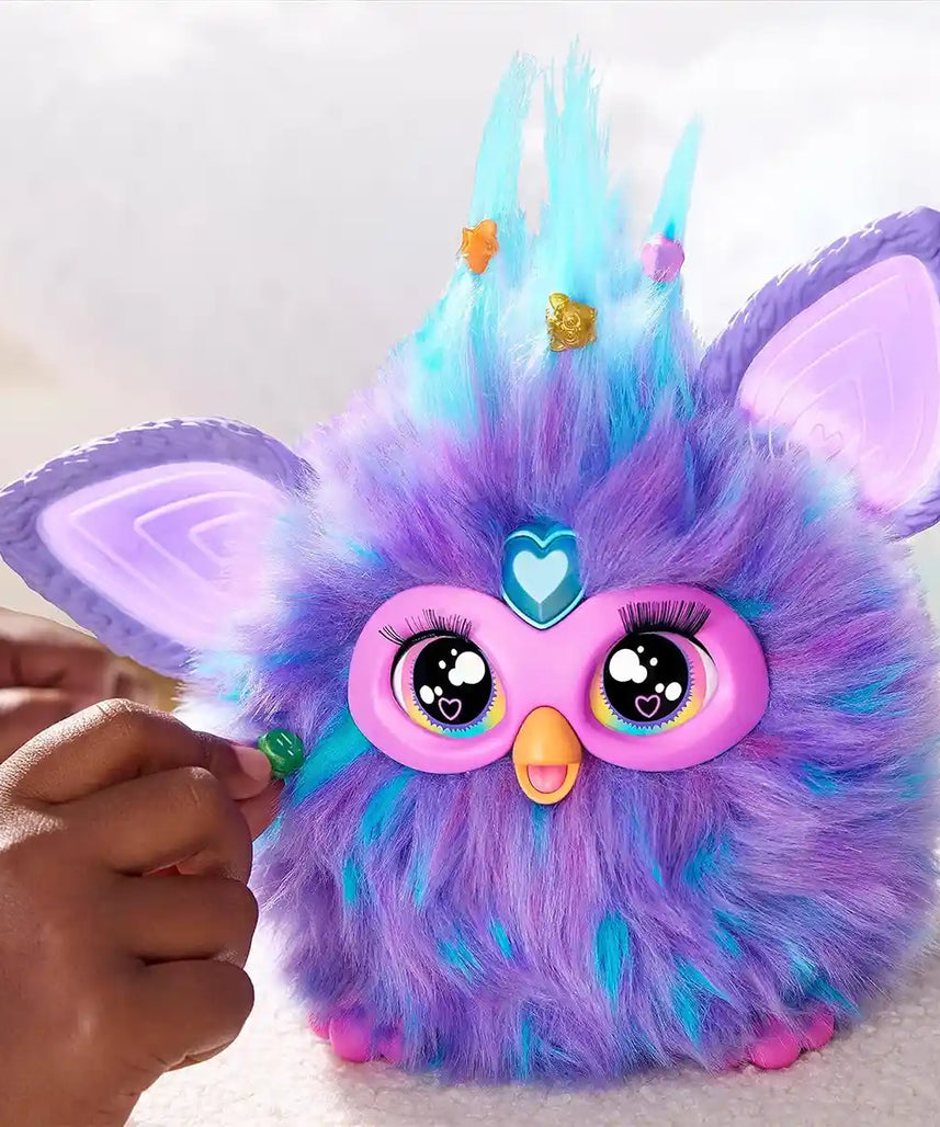 لعبة فوربي التفاعلية المحشوة، أرجوانية، ١٥ إكسسوارًا عصريًا، روبوت متحرك يعمل بالصوت، أكثر من ٦٠٠ استجابة، لعبة ناطقة تغني وترقص للأطفال من سن ٦ سنوات فما فوق