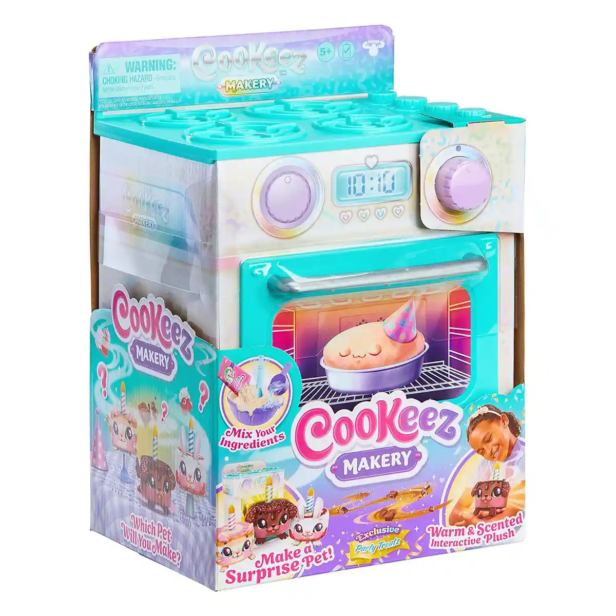 لعبة تفاعلية محشوة من كوكيز ماكري بارتي تريتز سربرايز، حيوانات أليفة دافئة معطرة بأصوات، قد تختلف الأنماط، للأطفال من سن 5 سنوات فما فوق، شخصيات ألعاب تفاعلية محشوة