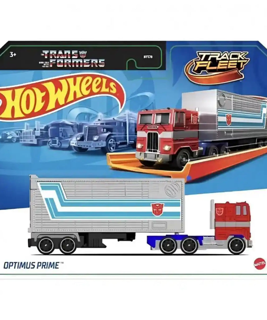 Hot Wheels Track Fleet 1:64 Scale Die-Cast Toy Vehicle, Works on Hot Wheels Tracks, Styles May Vary - Assorted