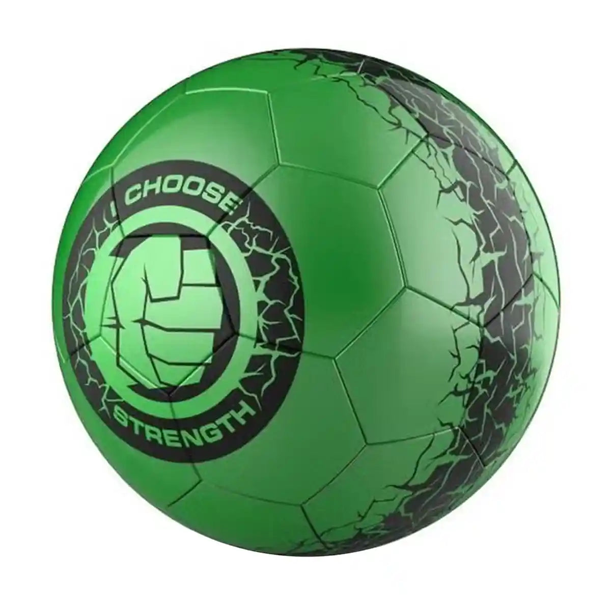 Marvel Hulk Themed Football PVC Rubber, Durable Composite Cover, Consistent Bounce, Grip for Kids Ages 2+