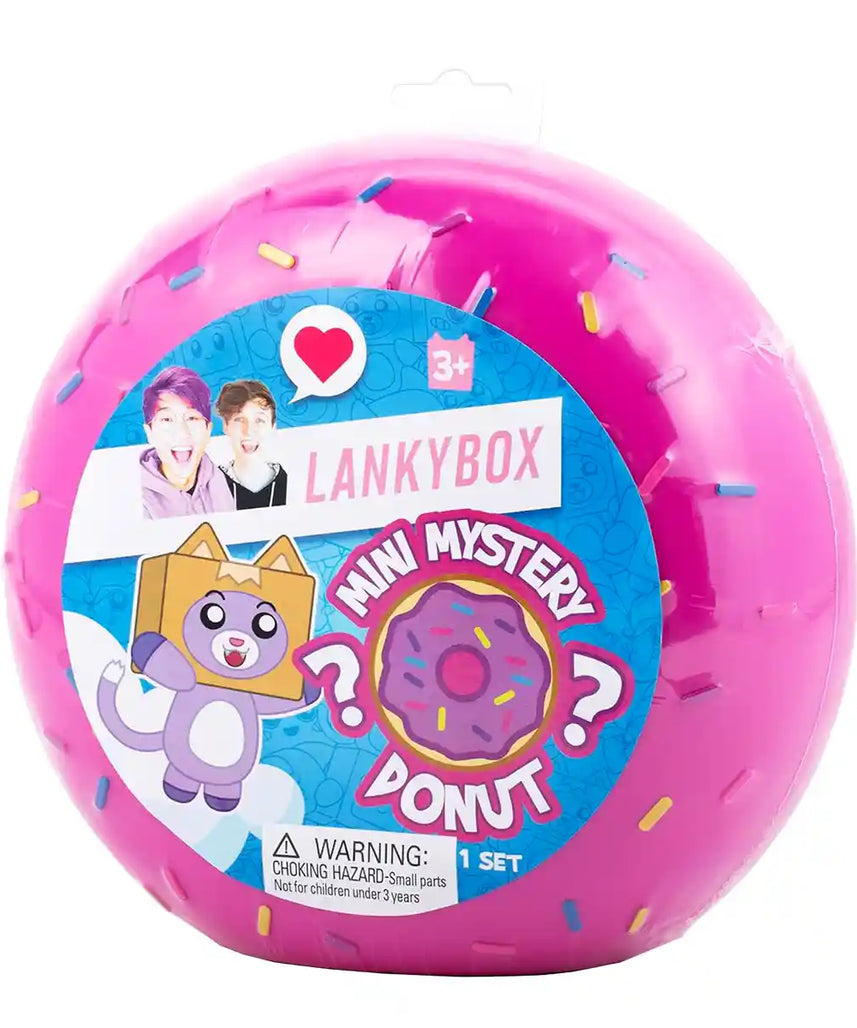 LankyBox Mini Mystery Donut Set, 6 Surprise Collectible Toys, Unboxing Fun for Kids