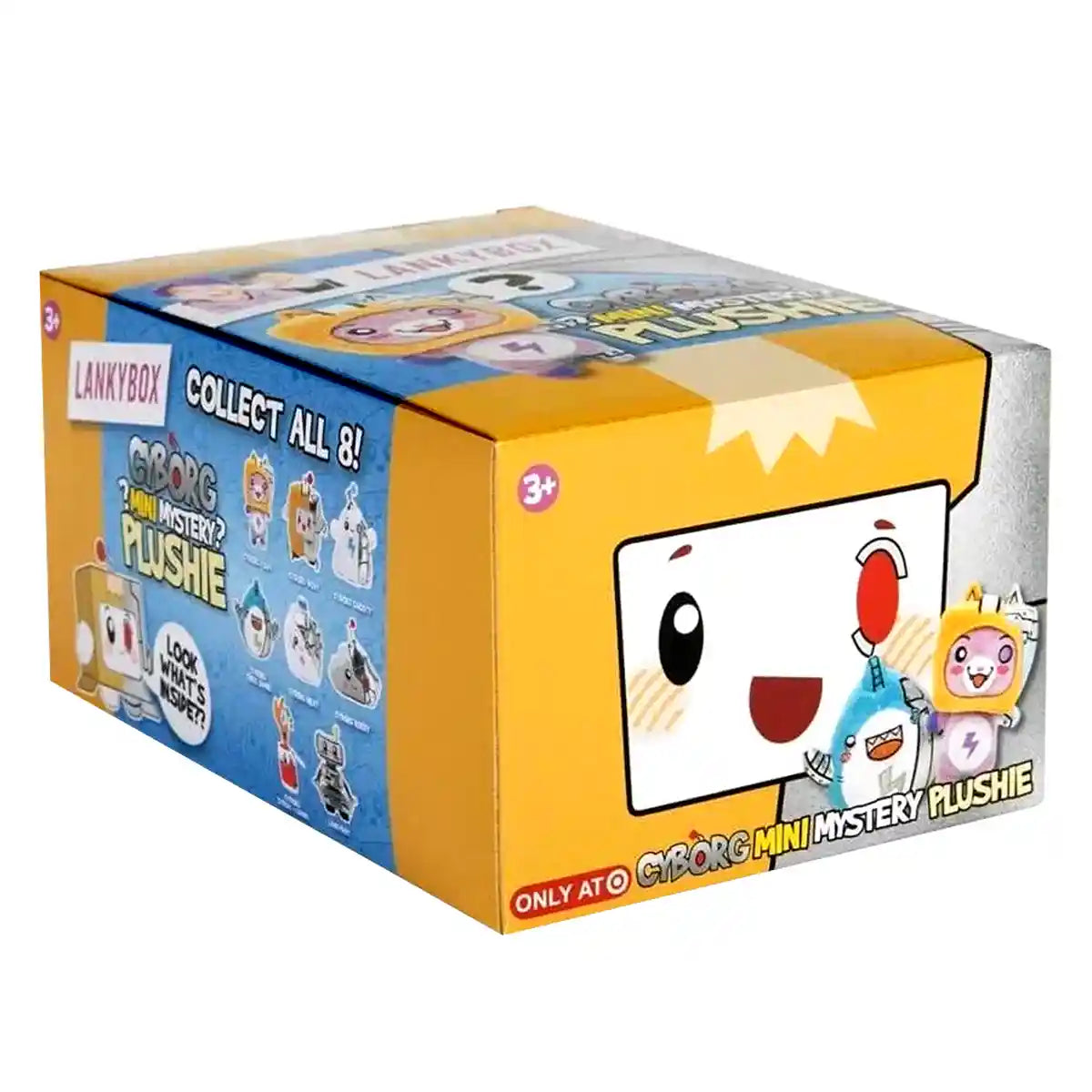 LankyBox Cyborg Mini Mystery Plushie 6 Inch S2, Collectible Toy for Kids, Age 3+