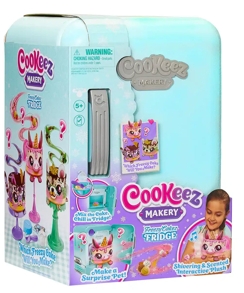 لعبة كعكيز ماكري فريزي كعكز فريدج سربرايز التفاعلية المحشوة، امزج وزيّن وحوّل حيوانات أليفة معطرة، للأطفال من سن 5 سنوات فما فوق، شخصيات ألعاب تفاعلية محشوة