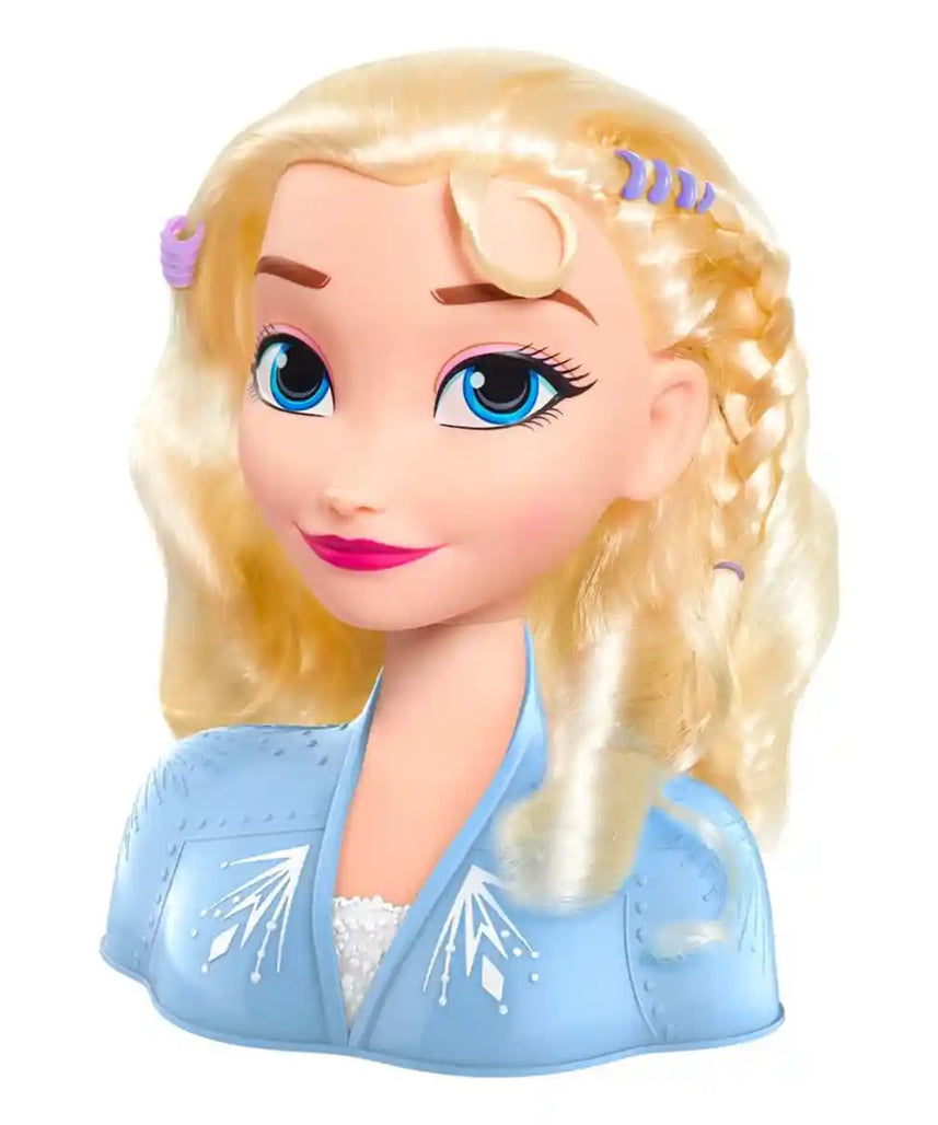 مجموعة إكسسوارات الشعر الفاخرة من ديزني فروزن 2 إلسا - شعر أشقر، 18 قطعة للأطفال من سن 3 سنوات فما فوق