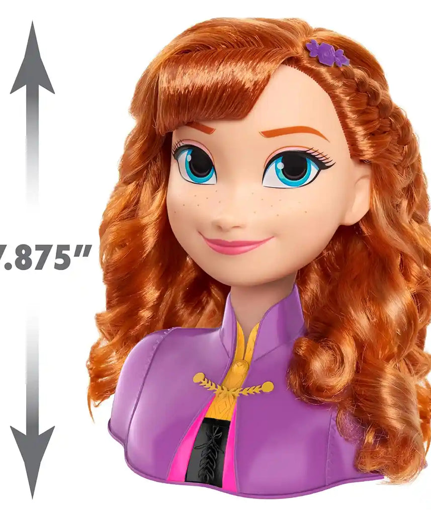 مجموعة إكسسوارات شعر ديزني فروزن 2 آنا ديلوكس، شعر أحمر، 17 قطعة للأطفال من سن 3 سنوات فما فوق