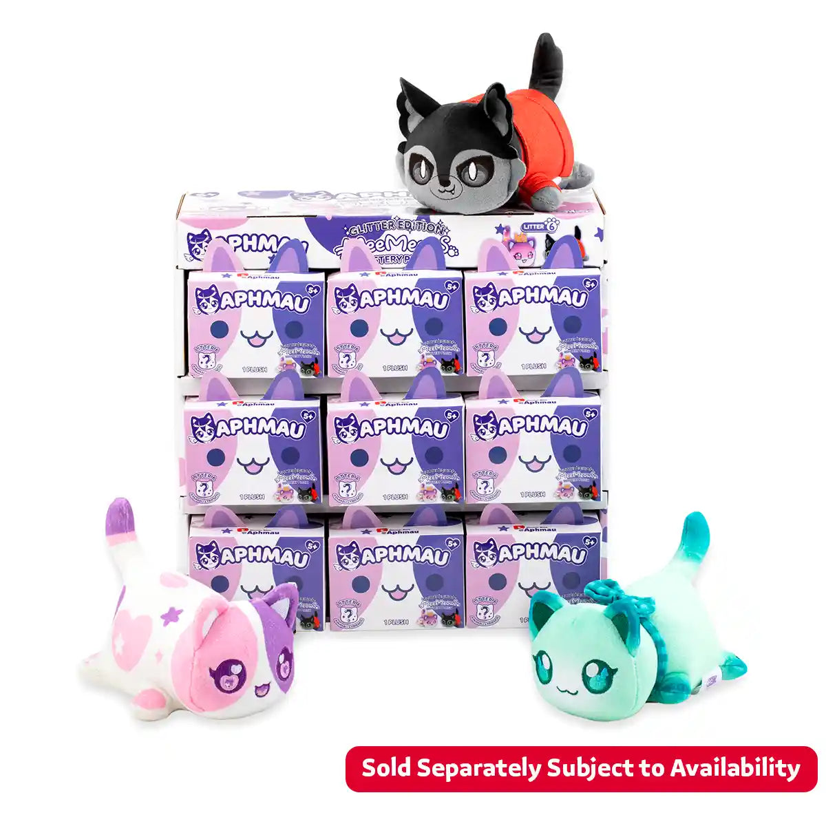 Aphmau Mystery Figures Series 5 Six Pack Bundle, Collectible Mini Figures Blind Box Set, 1 of 8 Aphmau & Friends Characters, Official Merchandise