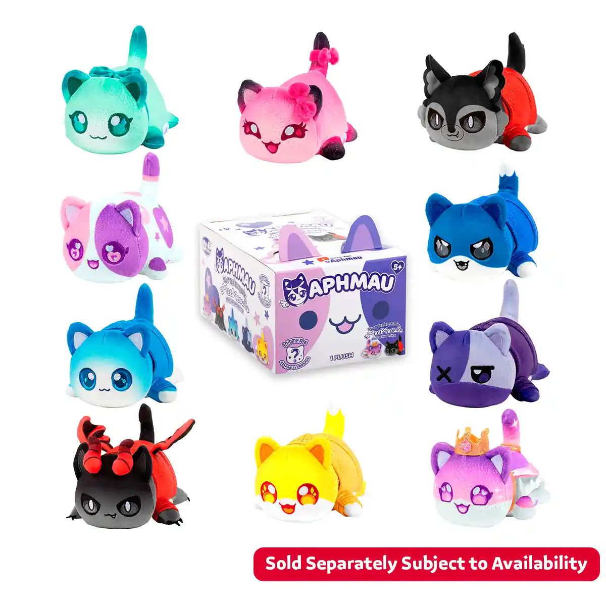 Aphmau Mystery Figures Series 5 Six Pack Bundle, Collectible Mini Figures Blind Box Set, 1 of 8 Aphmau & Friends Characters, Official Merchandise