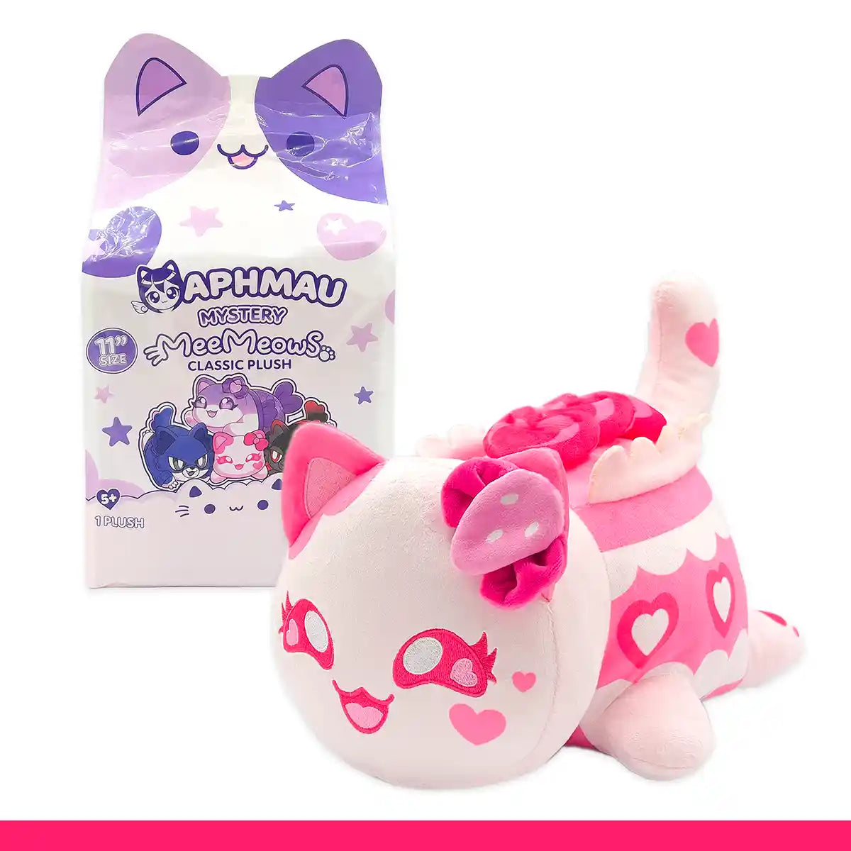 دمية أفماو ميميوز الكلاسيكية الغامضة، مقاس 11 بوصة، من مجموعة الأصدقاء من السلسلة 2، صندوق أعمى، دمية قطة مفاجئة، واحدة من 4 شخصيات محتملة، منتجات أفماو الرسمية