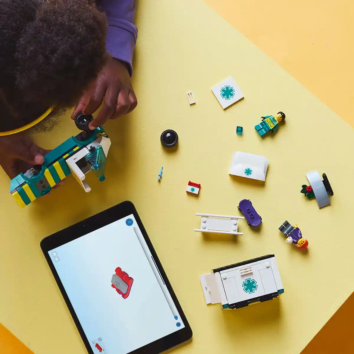 LEGO CITY 60451 Emergency Ambulance Building Set – Creative Construction & Role Play Kit with Skate Ramp, Minifigures & Accessories for Kids Ages 5+ Building Sets