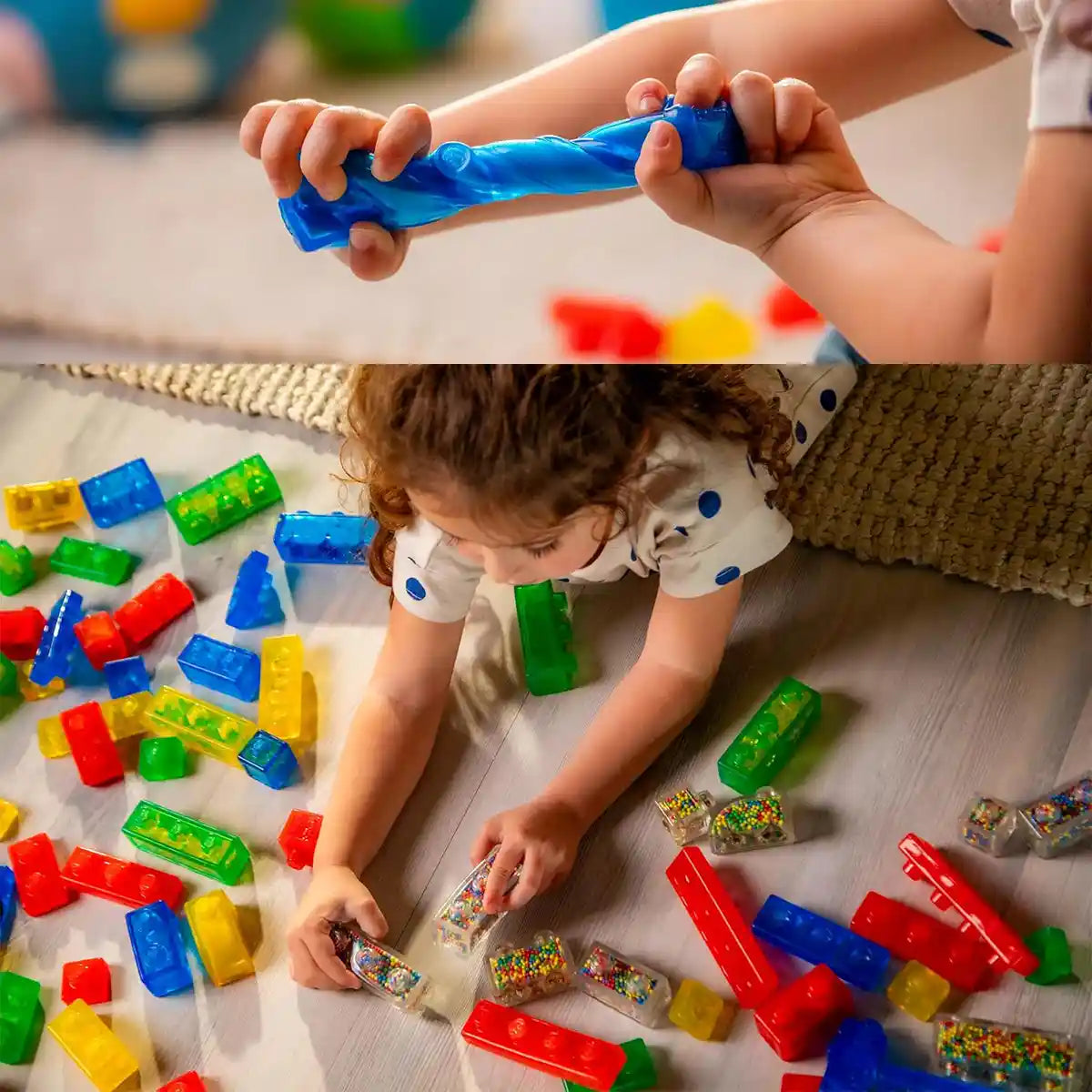 Jelly Blox Newbie KIT - Building Sets , Construction Building Set , Creative STEM Building Blocks for Kids , 24 Months+