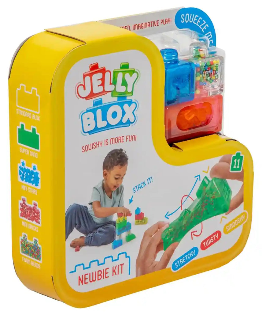 Jelly Blox Newbie KIT - Building Sets , Construction Building Set , Creative STEM Building Blocks for Kids , 24 Months+