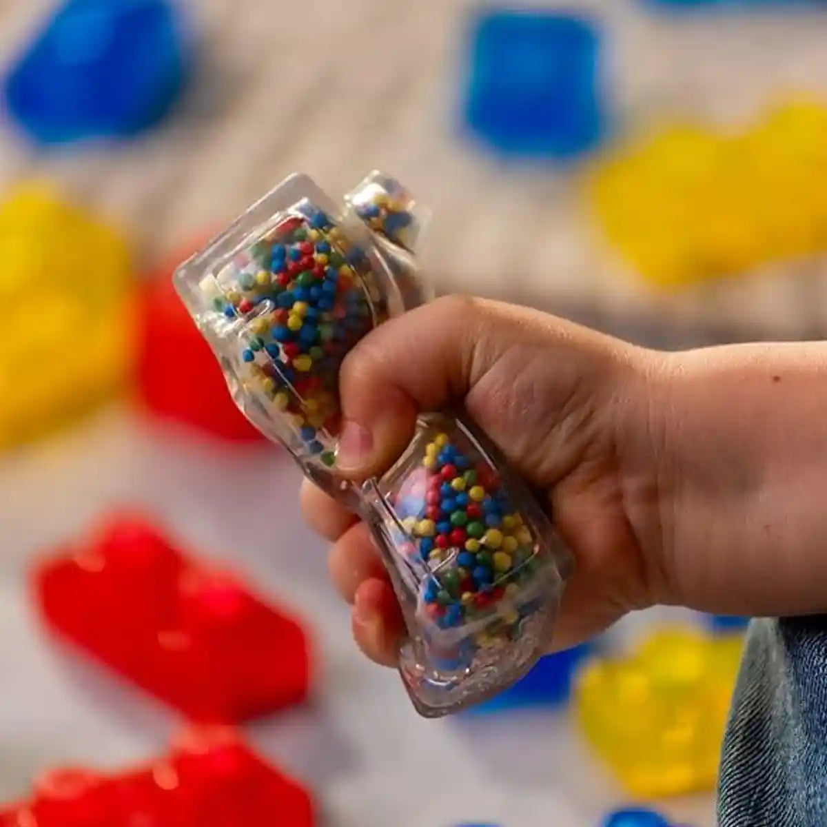 مجموعة شاحنة جيلي بلوكس فرووم! - مجموعات بناء، مجموعة بناء، مكعبات بناء إبداعية في العلوم والتكنولوجيا والهندسة والرياضيات للأطفال، من عمر ٢٤ شهرًا فما فوق