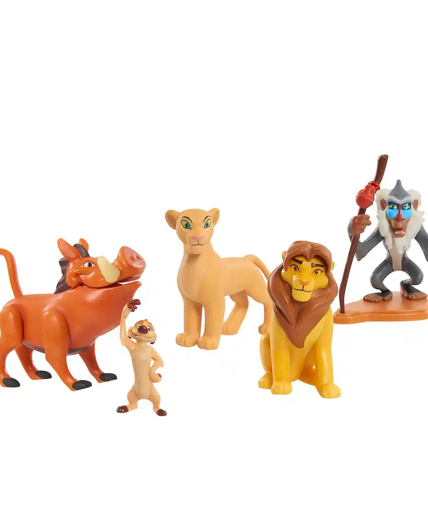 Disney The Lion King Classic Collector Figure Set with Simba, Nala, Timon, Pumbaa for Kids Ages 3+