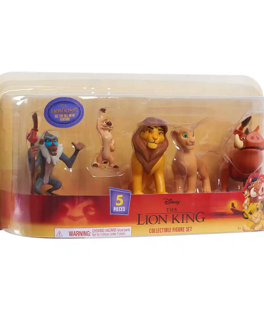 Disney The Lion King Classic Collector Figure Set with Simba, Nala, Timon, Pumbaa for Kids Ages 3+