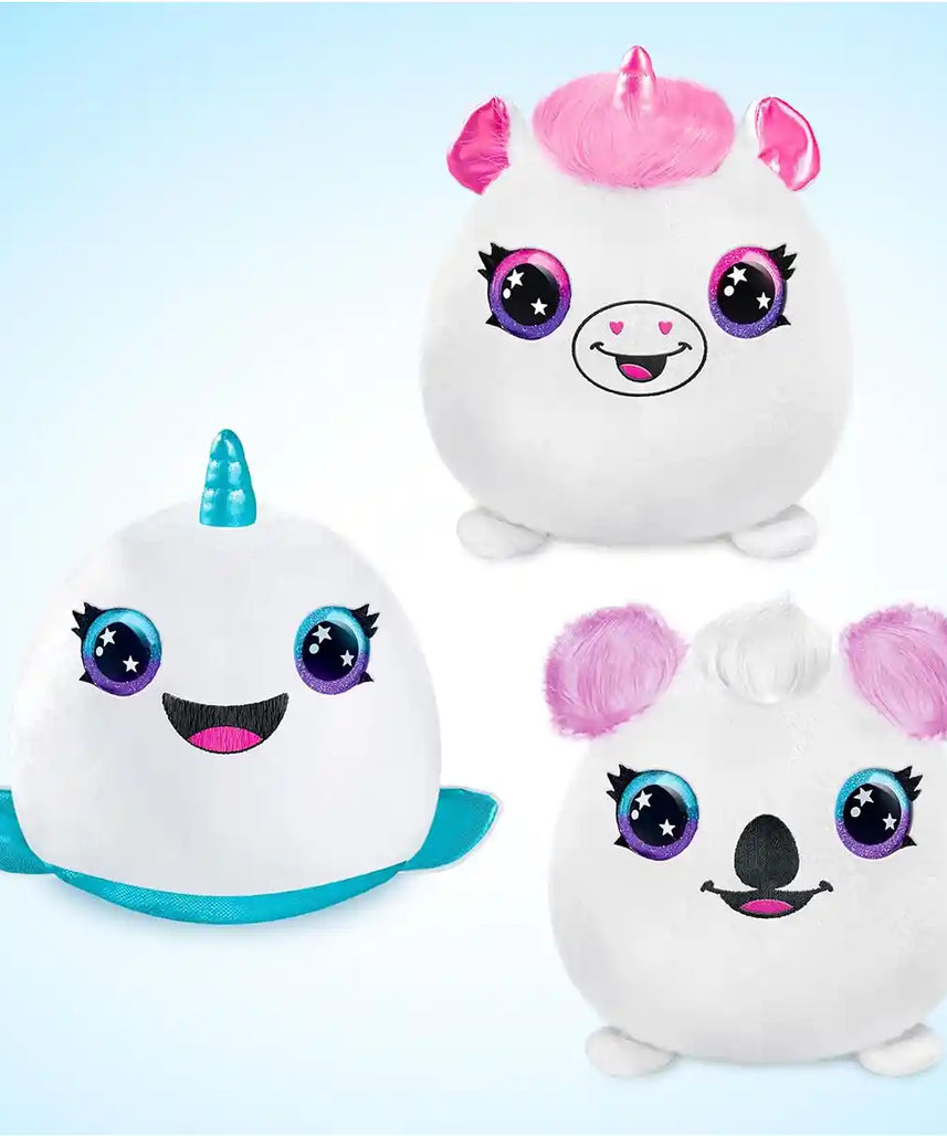 علبة طلاء سكويش بالز نيون من القطيفة الهوائية مع استنسل وأقلام تحديد ورذاذ هواء، لعبة تفاعلية على شكل وحيد القرن قابلة للتخصيص للأطفال من سن 6 سنوات فما فوق