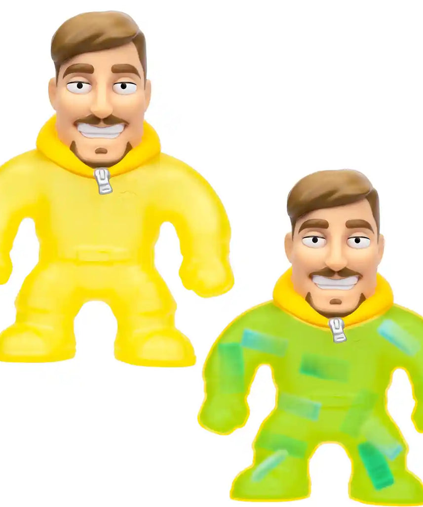 مجموعة أدوات صنع شخصيات الحركة الخاصة بك من MrBeast Lab Hero Creator، لعبة Hazmat Jimmy القابلة للتمدد مع 3 حشوات، محطة إبداع تفاعلية، مجموعة لعب DIY قابلة لإعادة التعبئة للأطفال من سن 5 سنوات فما فوق