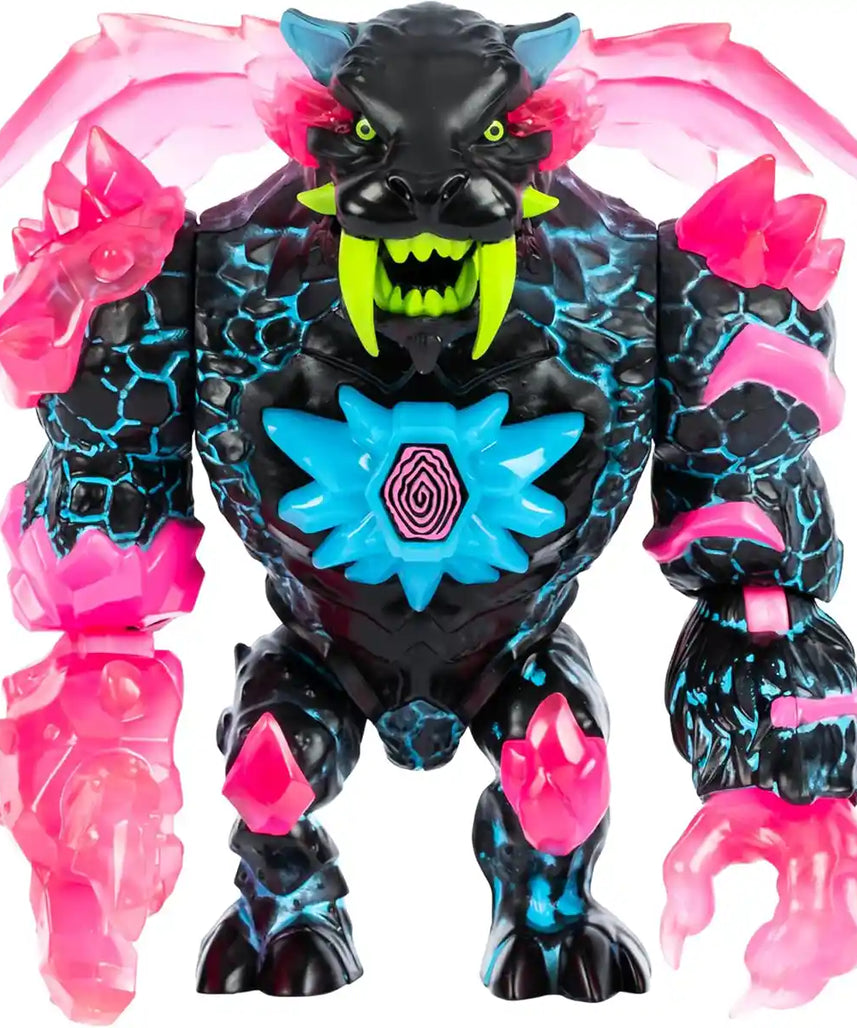 مجسم نيون بانثر من مستر بيست لاب W2، مقاس 6.5 بوصة مع 13 نقطة مفصلية، مطاردة غامضة نادرة، لعبة قابلة للتجميع للأطفال من سن 5 سنوات فما فوق