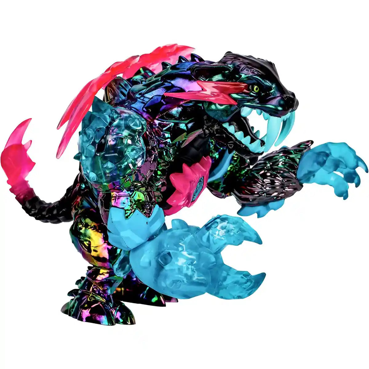 مجسم نيون بانثر من مستر بيست لاب W2، مقاس 6.5 بوصة مع 13 نقطة مفصلية، مطاردة غامضة نادرة، لعبة قابلة للتجميع للأطفال من سن 5 سنوات فما فوق