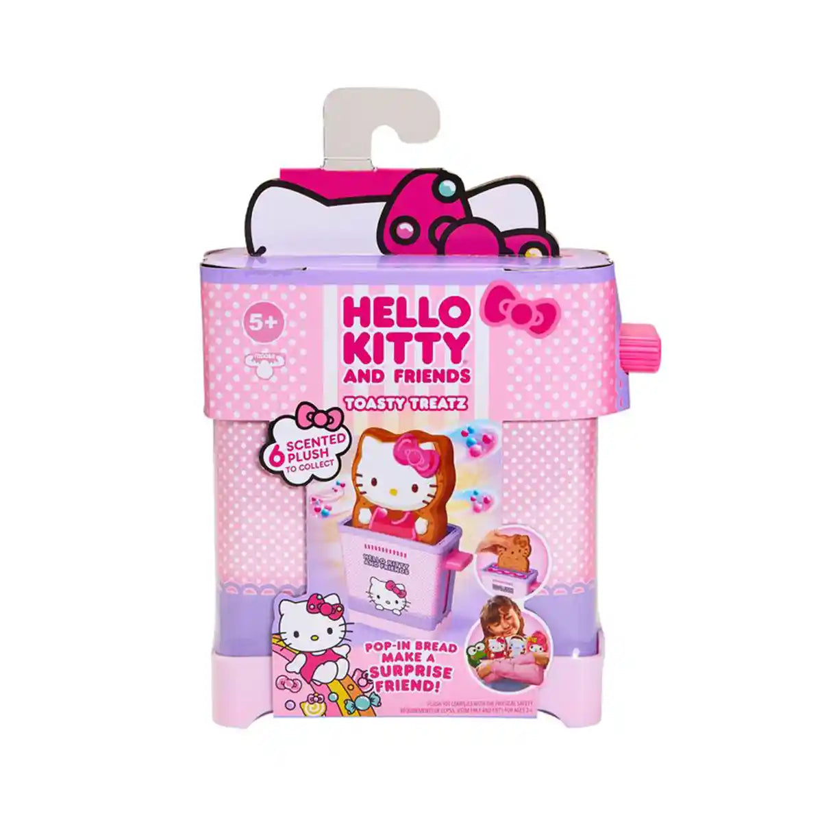 لعبة كوكيز ماكري القطيفة المحشوة برائحة مفاجأة توستي تريتز من هيلو كيتي وأصدقائها، قد يختلف الطراز، للأطفال من سن 5 سنوات فما فوق، شخصيات ألعاب تفاعلية من القطيفة