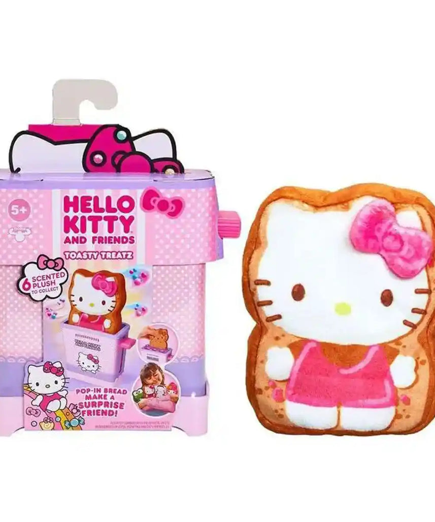 لعبة كوكيز ماكري القطيفة المحشوة برائحة مفاجأة توستي تريتز من هيلو كيتي وأصدقائها، قد يختلف الطراز، للأطفال من سن 5 سنوات فما فوق، شخصيات ألعاب تفاعلية من القطيفة