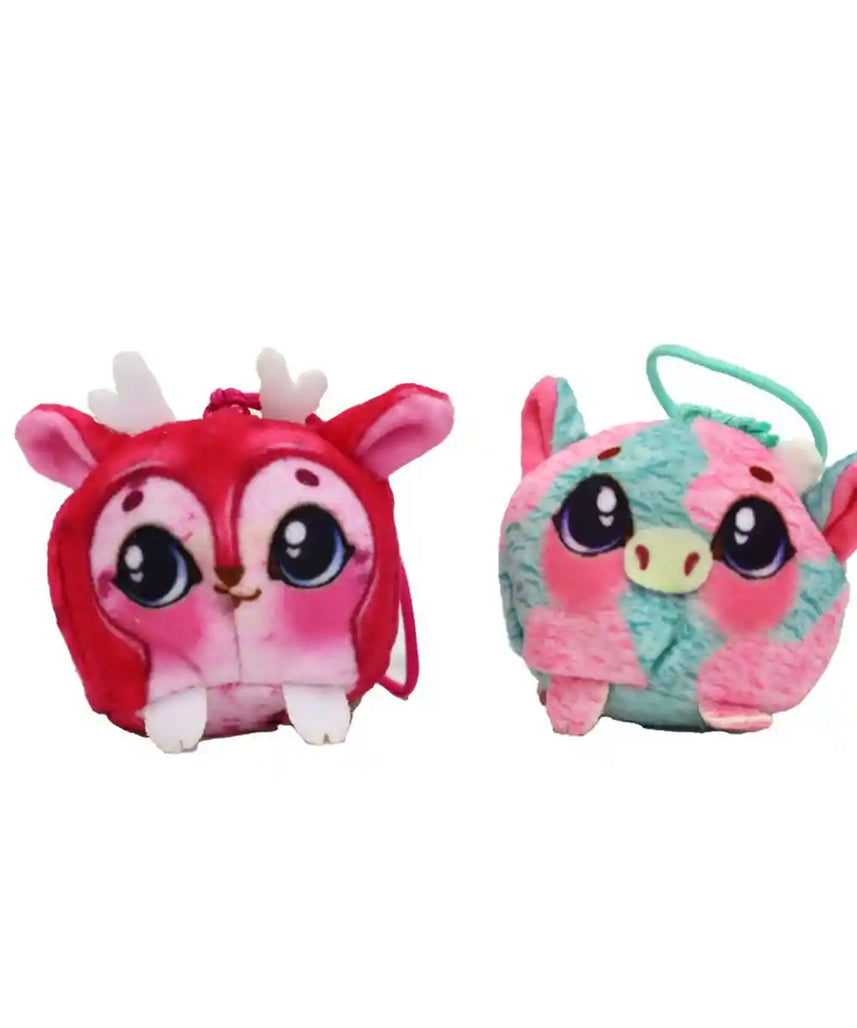 مجموعة كوكيز ماكري يام يمز المزدوجة من ألعاب القطيفة المعطرة المفاجئة، حيوانات أليفة تفاعلية على شكل مخروط آيس كريم، قد تختلف التصاميم، للأطفال من سن 5 سنوات فما فوق، شخصيات ألعاب تفاعلية من القطيفة