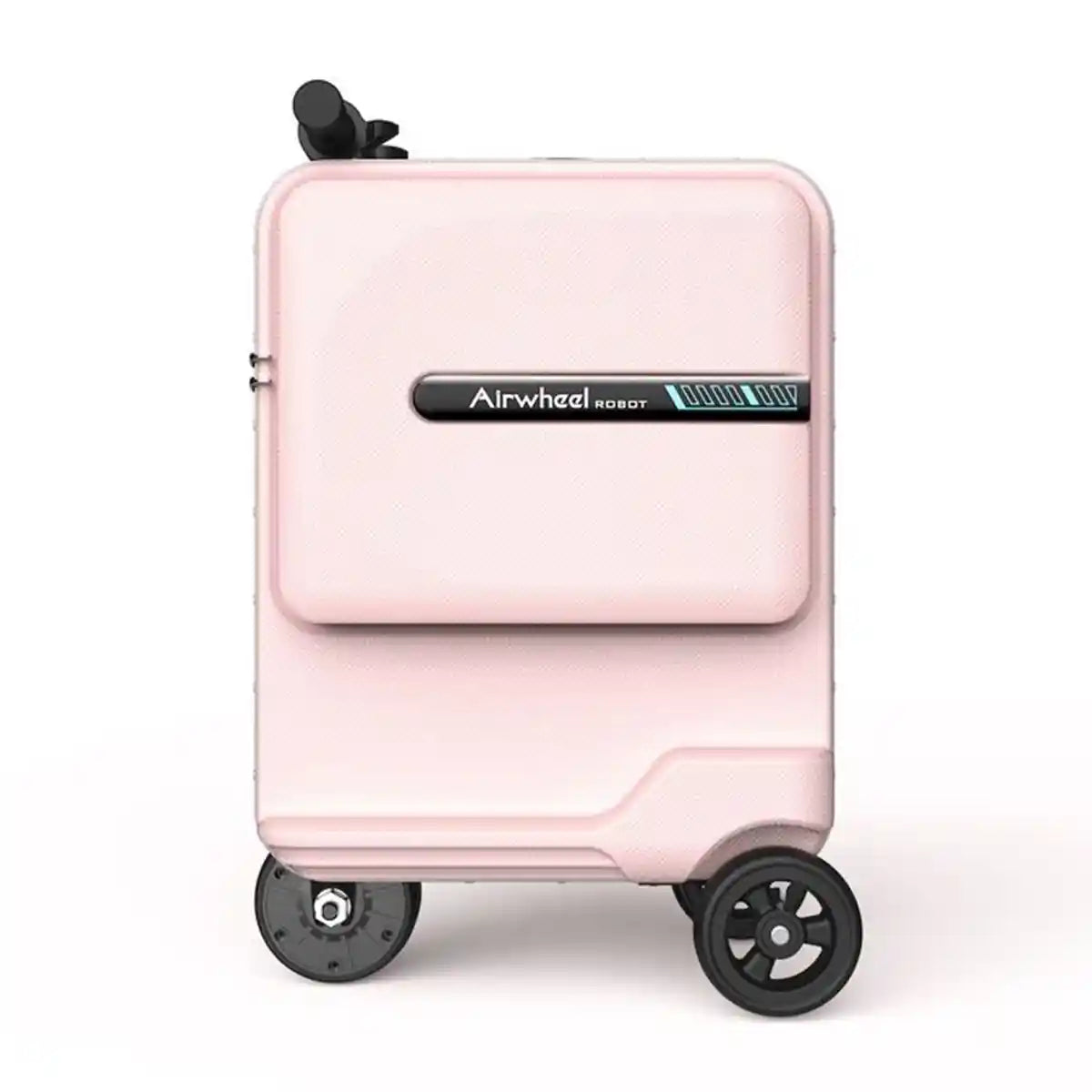 Airwheel SE3MiniT Electric Scooter Suitcase, Pink, 26L Lightweight Smart Carry-On Luggage with Removable Airline-Approved Battery, Power Bank and 8 km/h Speed