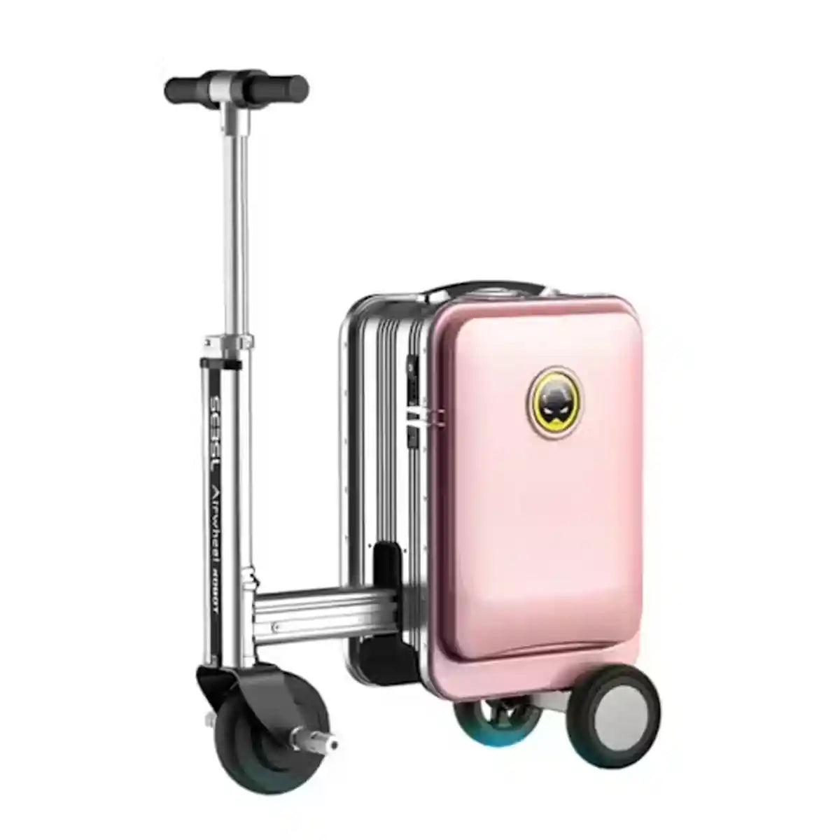 حقيبة سكوتر كهربائية Airwheel SE3SL، وردية اللون، خفيفة الوزن، سعة 20 لترًا، مزودة بمحرك وبطارية قابلة للإزالة، ووظيفة بنك الطاقة، ومدى يصل إلى 10 كم