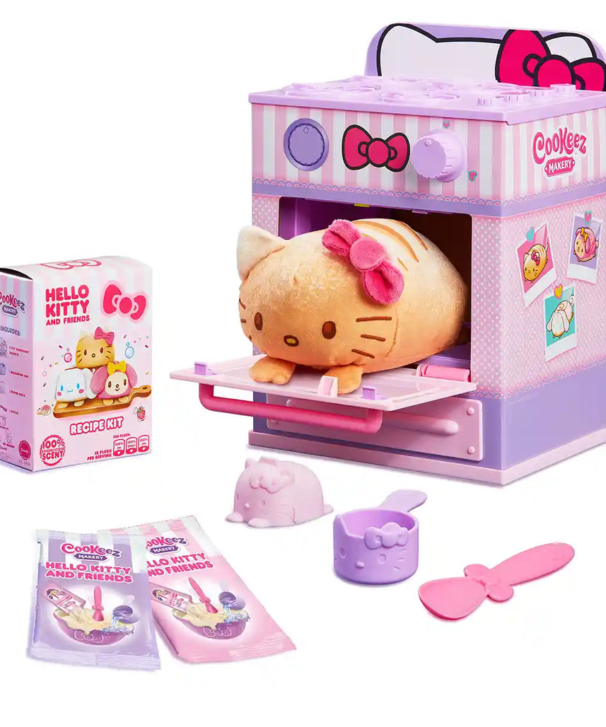 لعبة تفاعلية محشوة من ماركة كوكيز ماكري، هيلو كيتي وأصدقاؤها، حيوانات أليفة برائحة دافئة، للأطفال من سن 5 سنوات فما فوق، شخصيات ألعاب تفاعلية محشوة