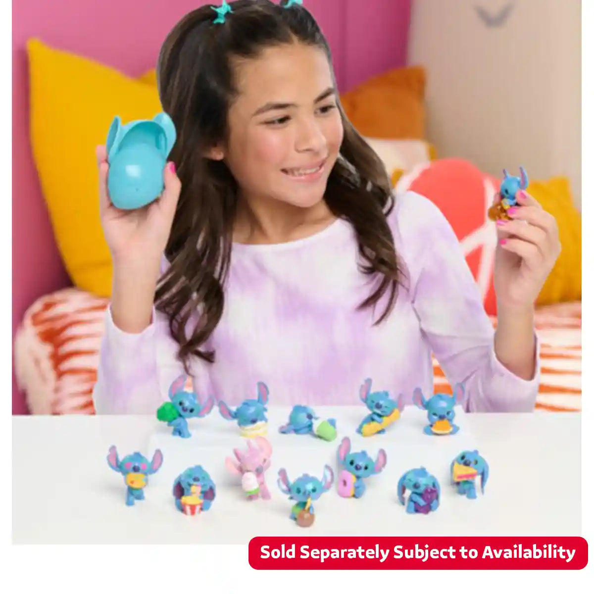 لعبة جست بلاي ديزني ستيتش الصغيرة القابلة للتجميع Feed Me، متنوعة، لعبة 2 بوصة، شخصية ليلو وستيتش للأطفال من سن 3 سنوات فما فوق