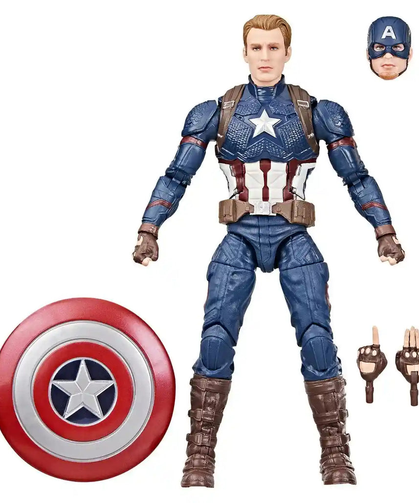 مجسم كابتن أمريكا من مارفل ليجندز أفينجرز إند جيم، مقاس 6 بوصات - G0607