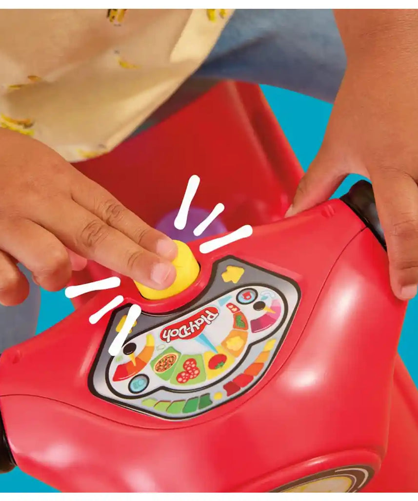 مجموعة لعب سكوتر توصيل البيتزا من بلاي دوه - فنون العجين والرمل، لعبة أطفال عالية الجودة، متينة وتعليمية، مناسبة للأطفال من عمر 10 أشهر فما فوق