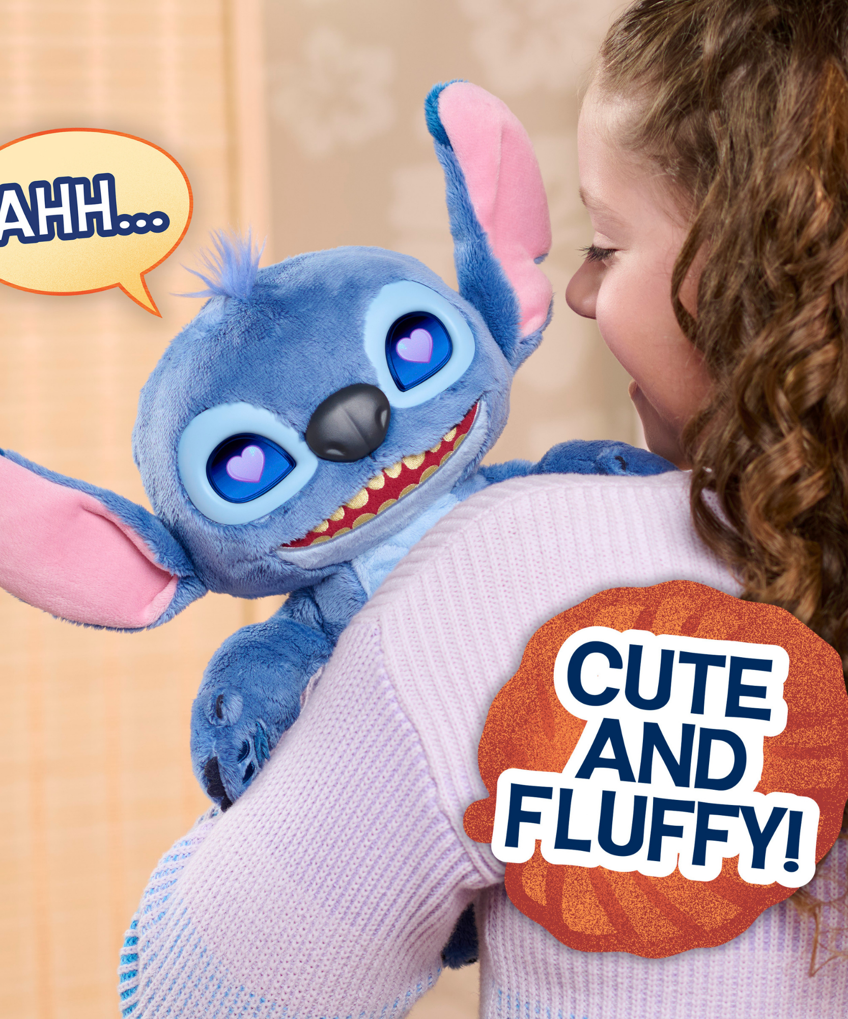 Disney Lilo & Stitch 14" Inch (35 cm) Interactive Plush with 50+ Sounds & Phrases, Soft and Cuddly Huggable Stuffed Alien Animal Kids Toy, Officially Licensed By Just Play, for Boys and Girls 2 Y+