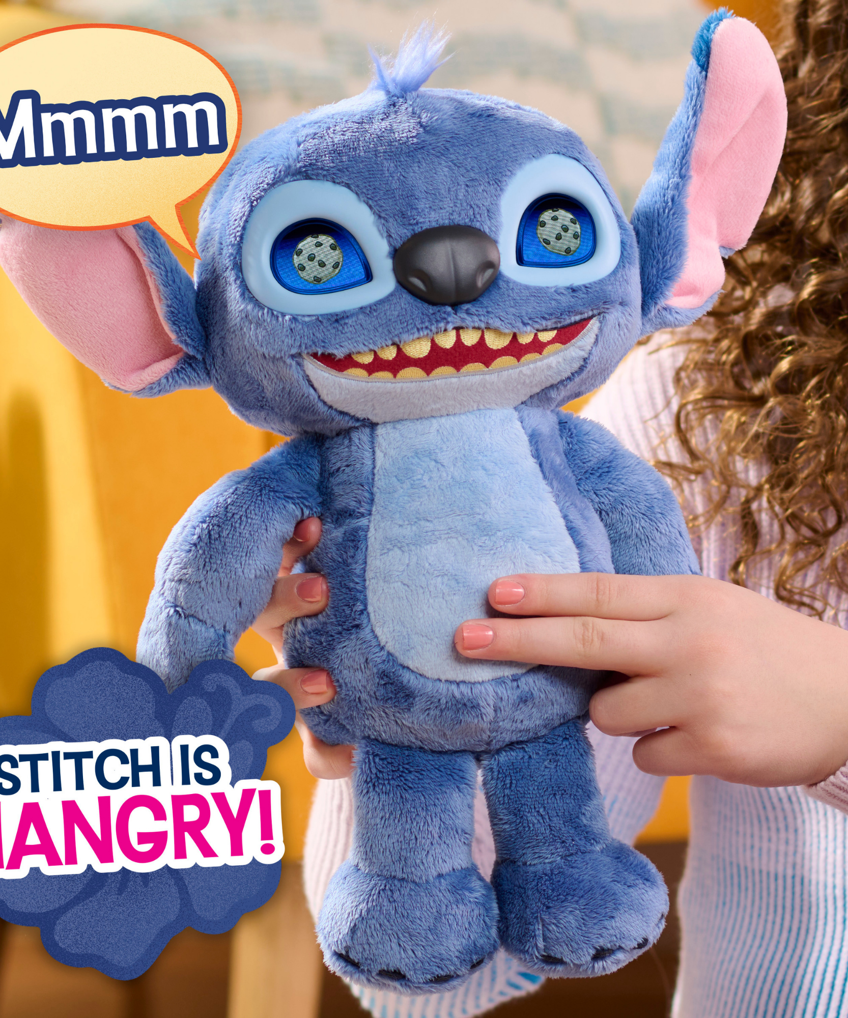 Disney Lilo & Stitch 14" Inch (35 cm) Interactive Plush with 50+ Sounds & Phrases, Soft and Cuddly Huggable Stuffed Alien Animal Kids Toy, Officially Licensed By Just Play, for Boys and Girls 2 Y+