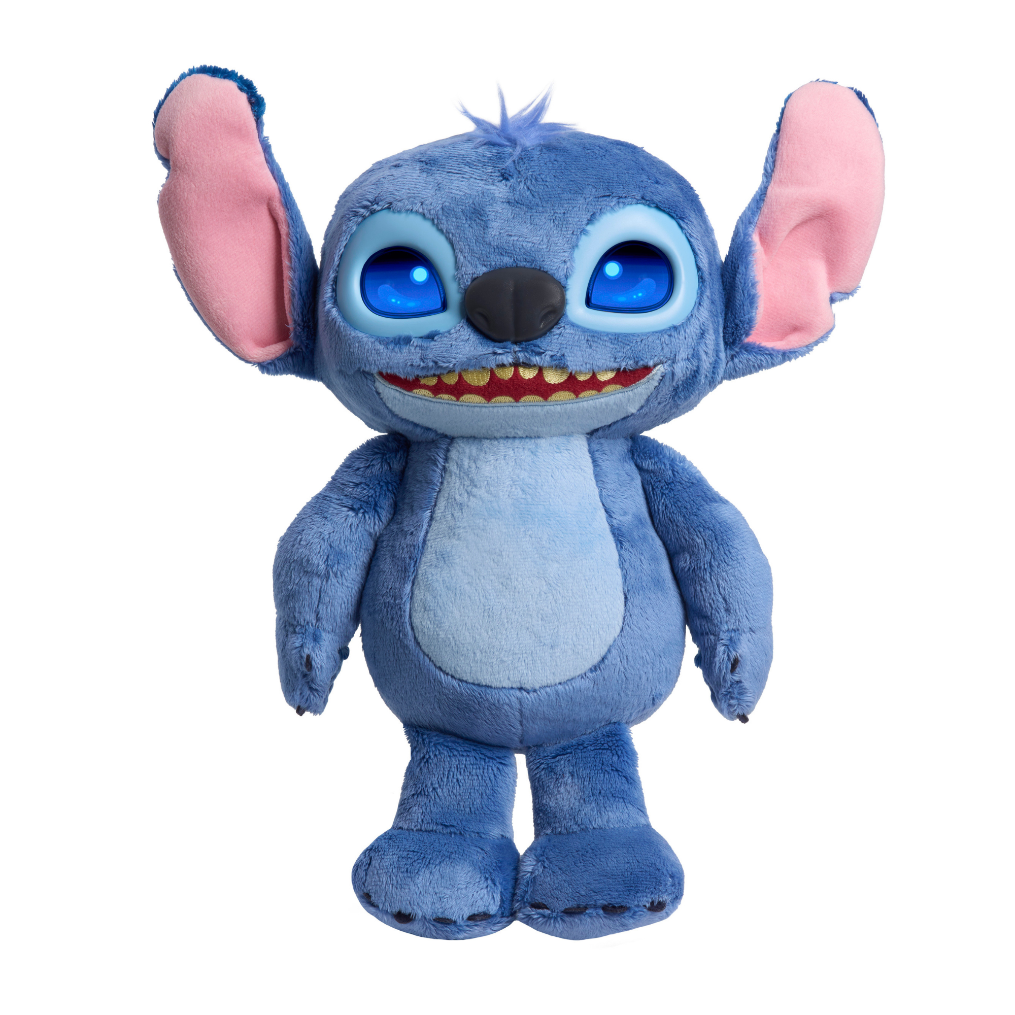Disney Lilo & Stitch 14" Inch (35 cm) Interactive Plush with 50+ Sounds & Phrases, Soft and Cuddly Huggable Stuffed Alien Animal Kids Toy, Officially Licensed By Just Play, for Boys and Girls 2 Y+
