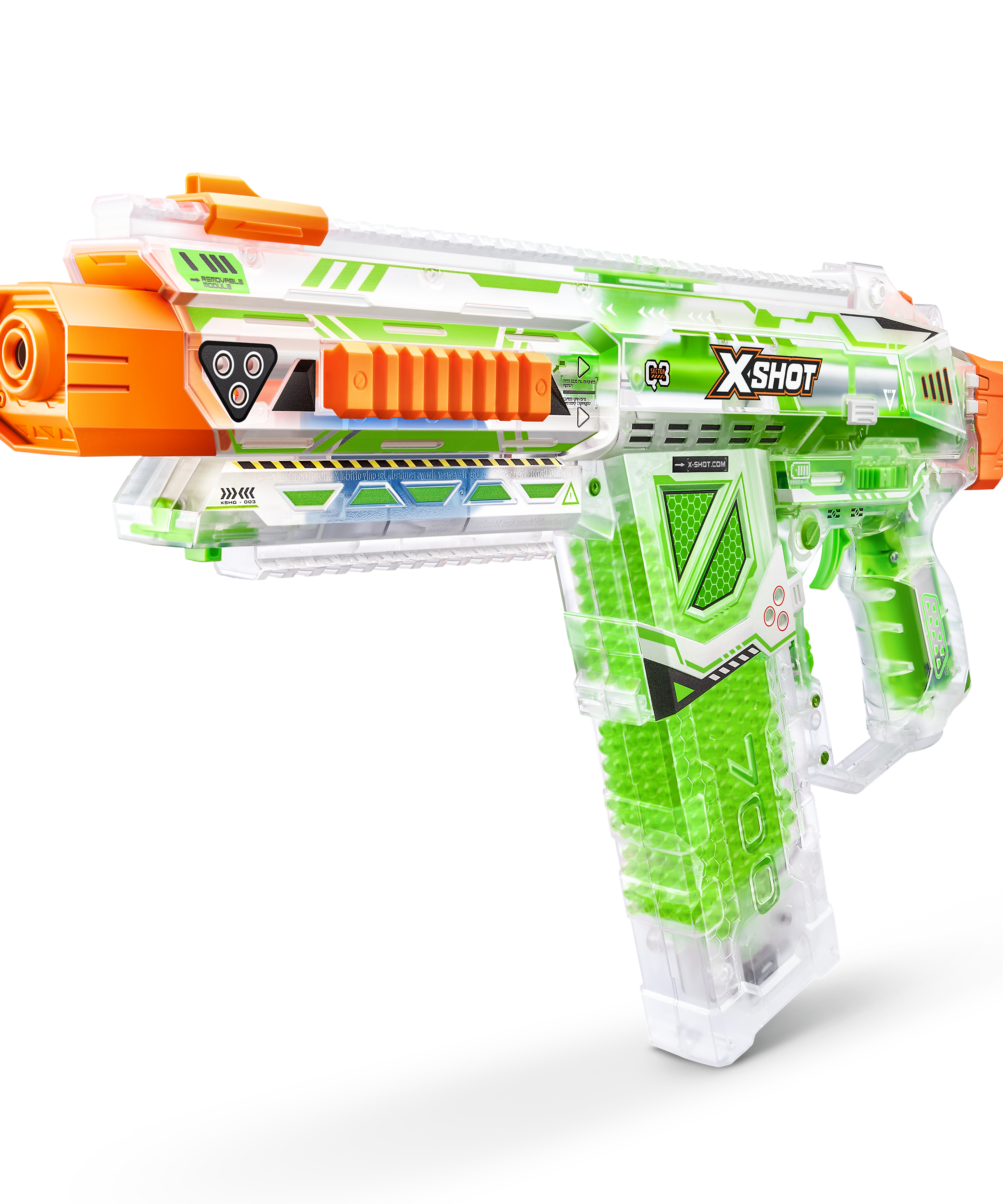 X Shot Hyper Gel Glow In The Dark Large Blaster, Toy Gun for Boys, Age 14+