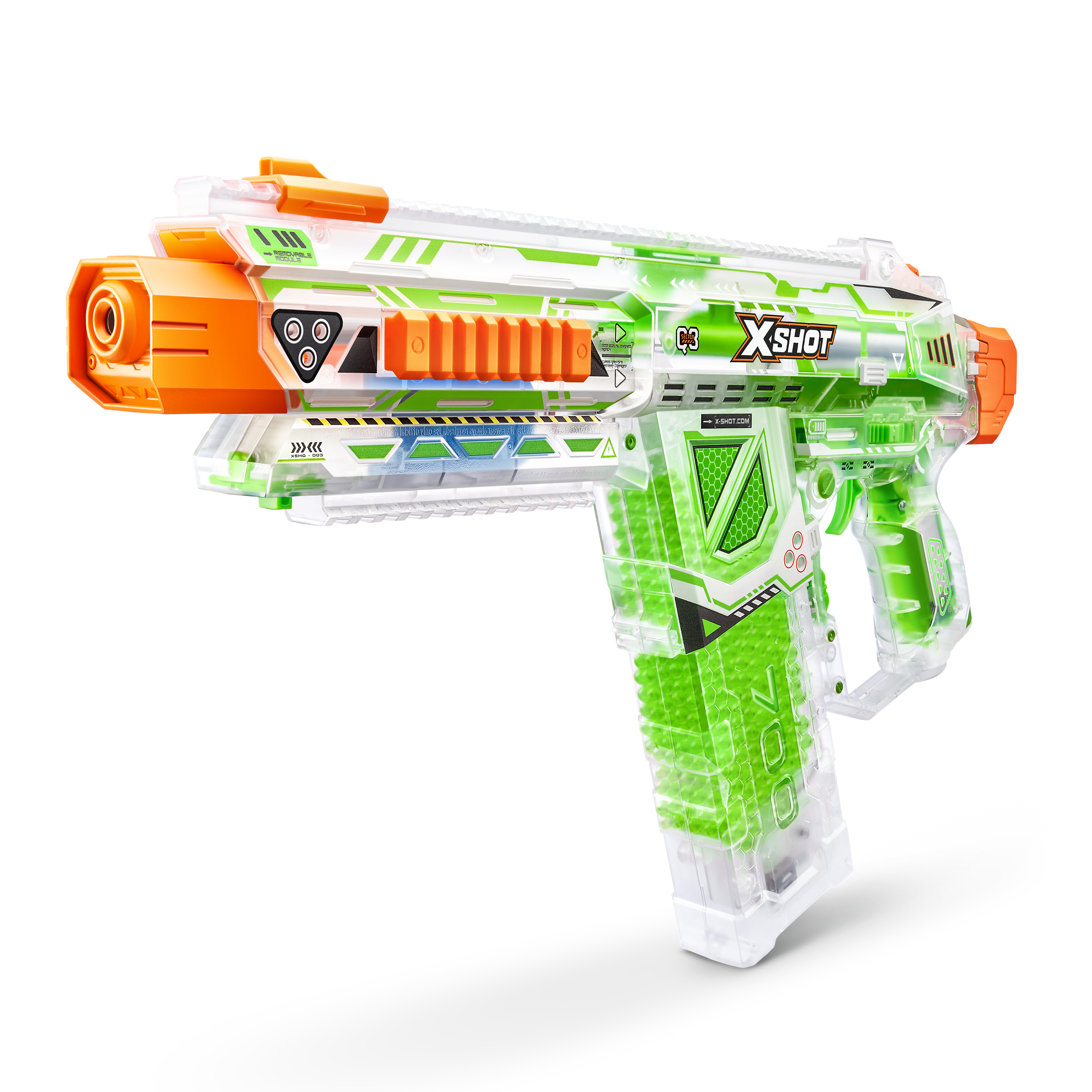 X Shot Hyper Gel Glow In The Dark Large Blaster, Toy Gun for Boys, Age 14+
