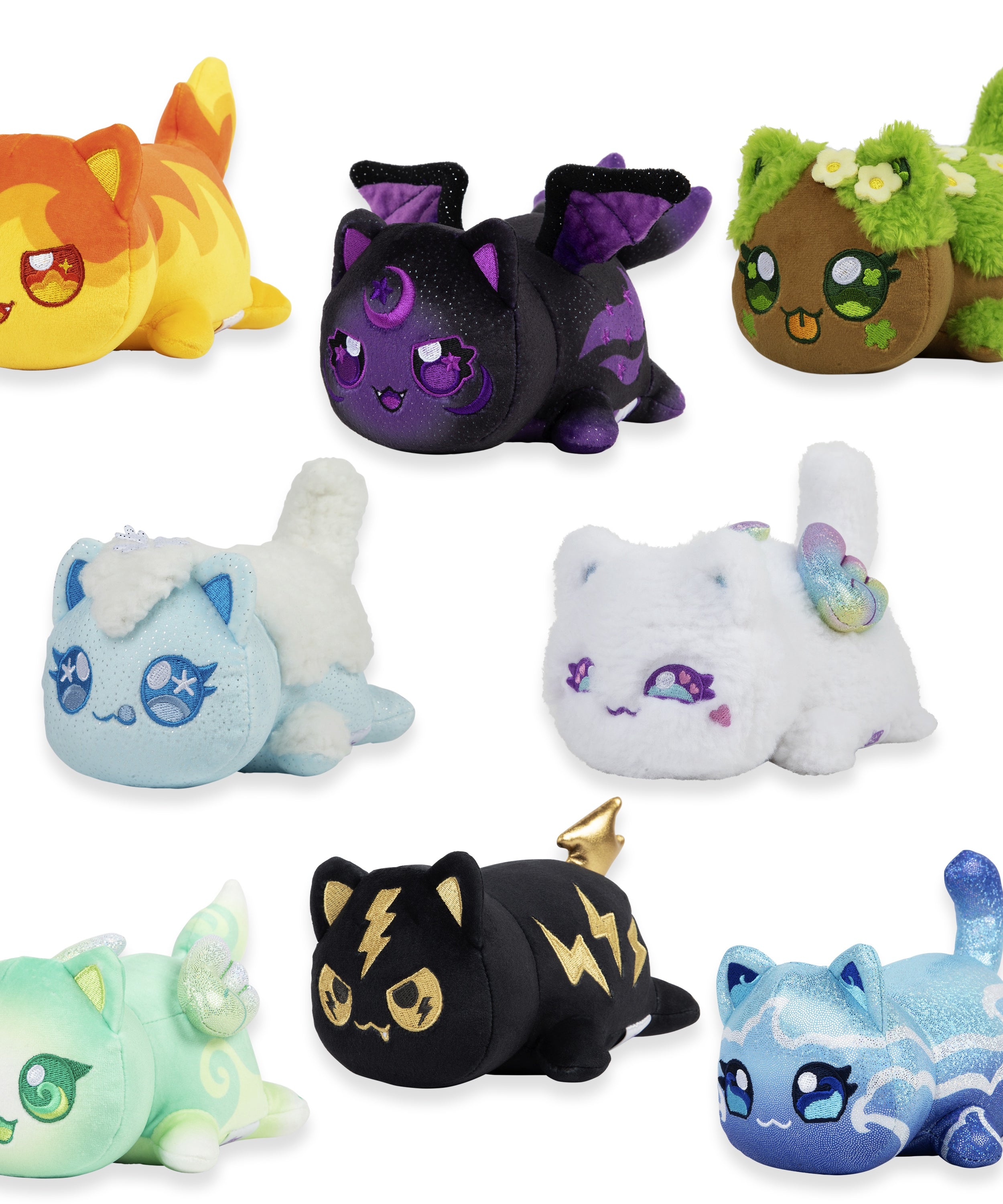 Aphmau Mystery MeeMeow Plush Elemental, Collectible Toy for Kids, Age 5+