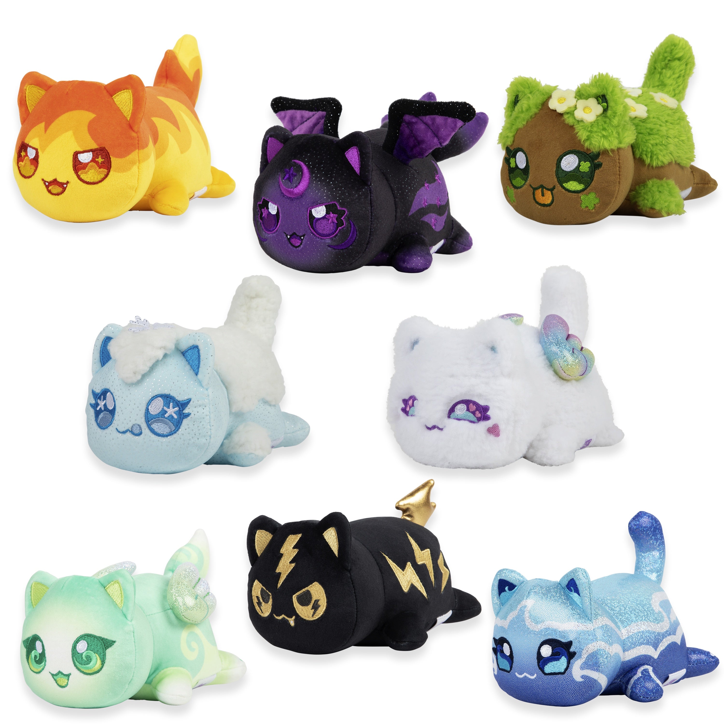 Aphmau Mystery MeeMeow Plush Elemental, Collectible Toy for Kids, Age 5+