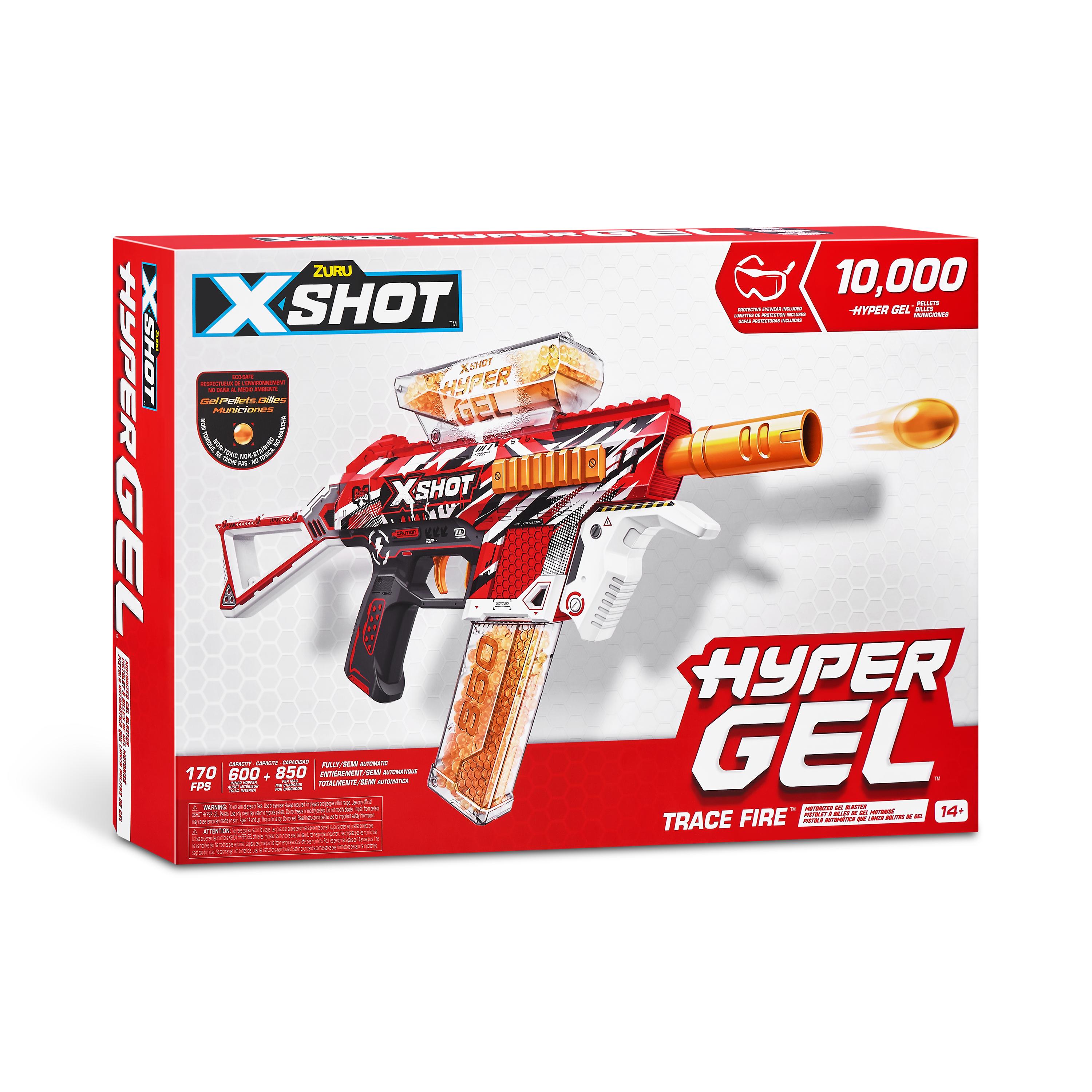 X Shot Hyper Gel Medium Blaster with 10000 Gellets, Shooting Toy for Boys, Age 14+