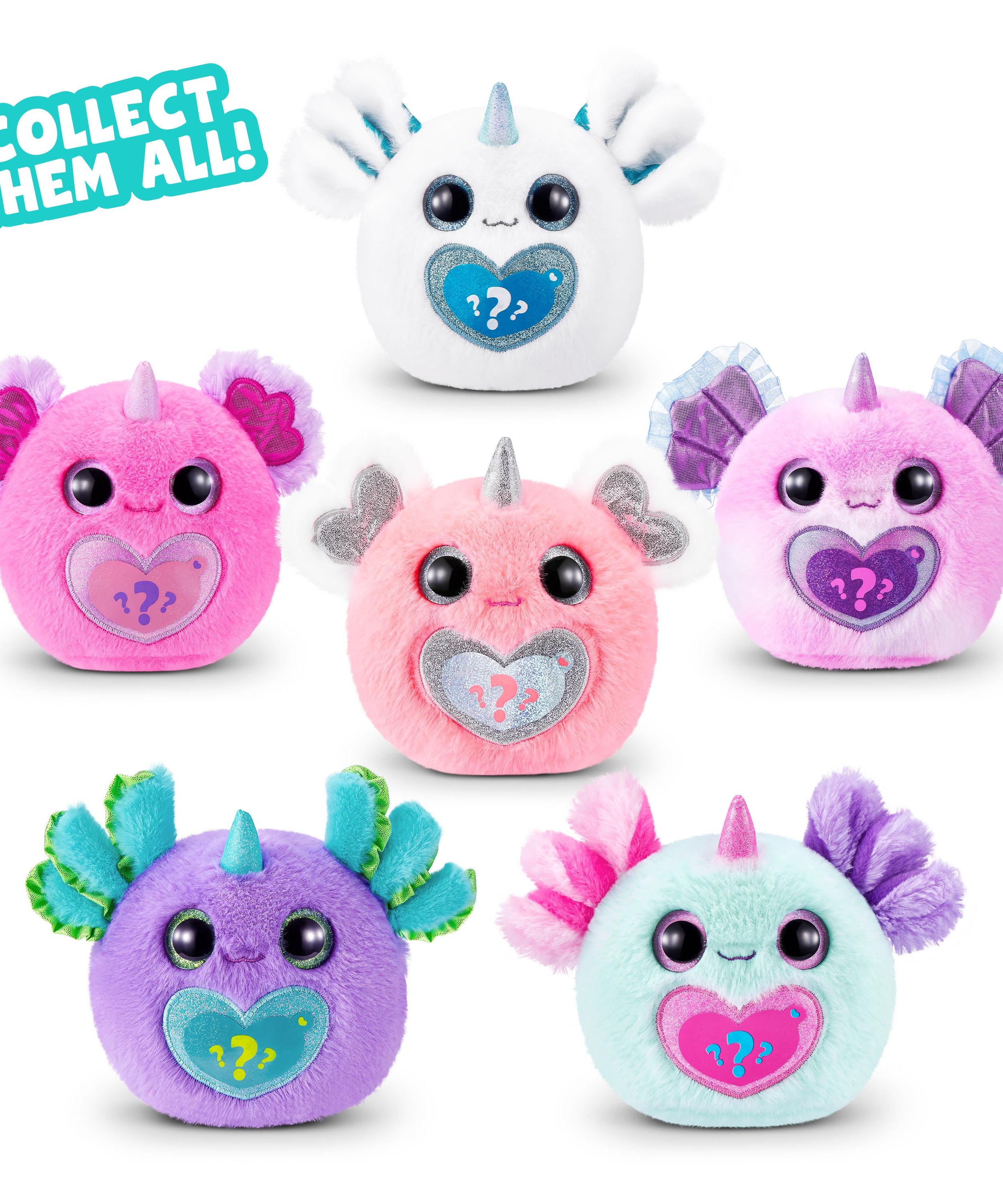 Rainbocorns Axolotlcorn Surprise Plush, Collectible Toy for Girls, Age 3+