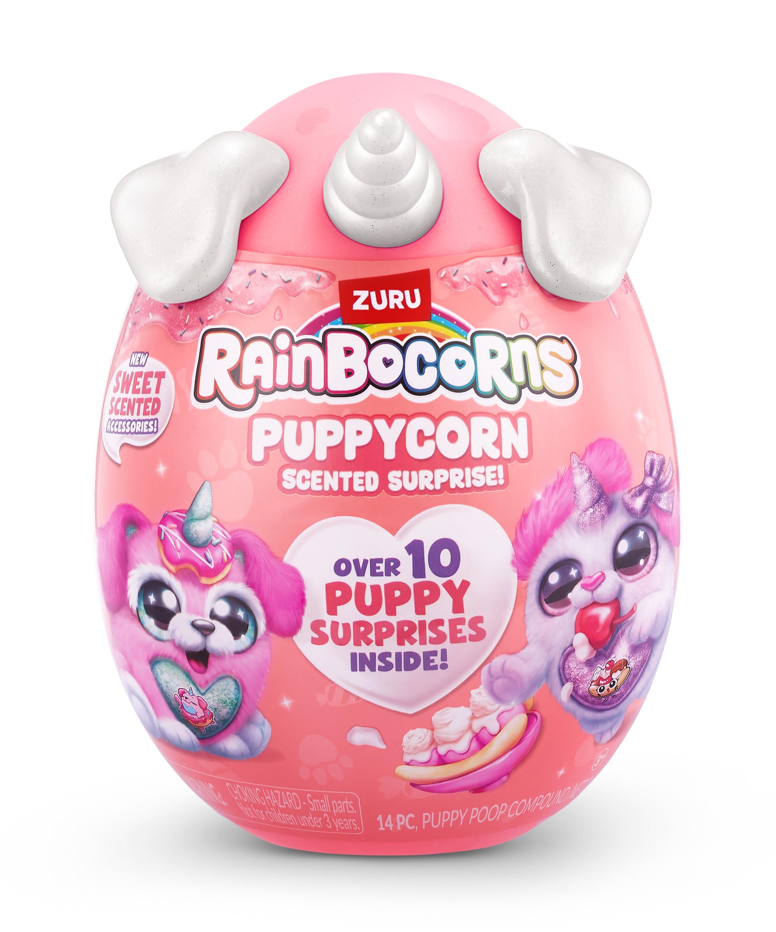 Rainbocorns Puppycorn Surprise S8 PDQ, Cute Collectible Plush Toy for Girls, Age 3+