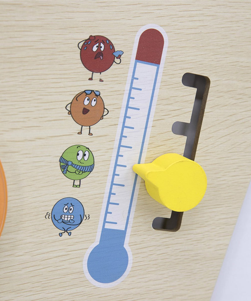 VIGA Toys Wall Activity Board Circle Arc, 162 cm Diameter, Wooden Sensory Play Panel, 18 Months+