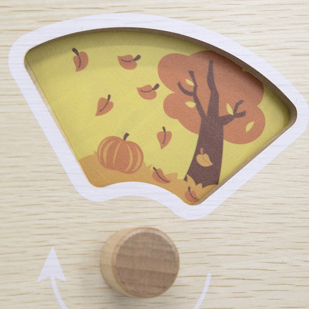 VIGA Toys Wall Activity Board Circle Arc, 162 cm Diameter, Wooden Sensory Play Panel, 18 Months+