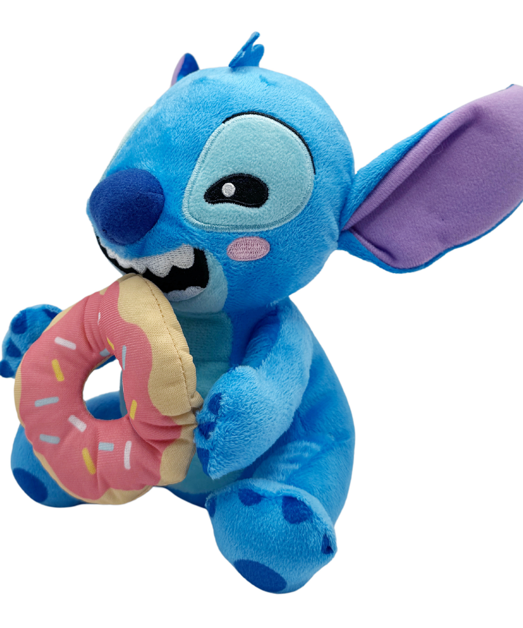 Disney Lilo & Stitch Donut 9" Inch (23 cm) Plush, Soft and Cuddly Huggable Stuffed Alien Animal Toy, Officially Licensed Kids Toys By Just Play, Suitable for Children, Boys and Girls, Aged 2 Years+