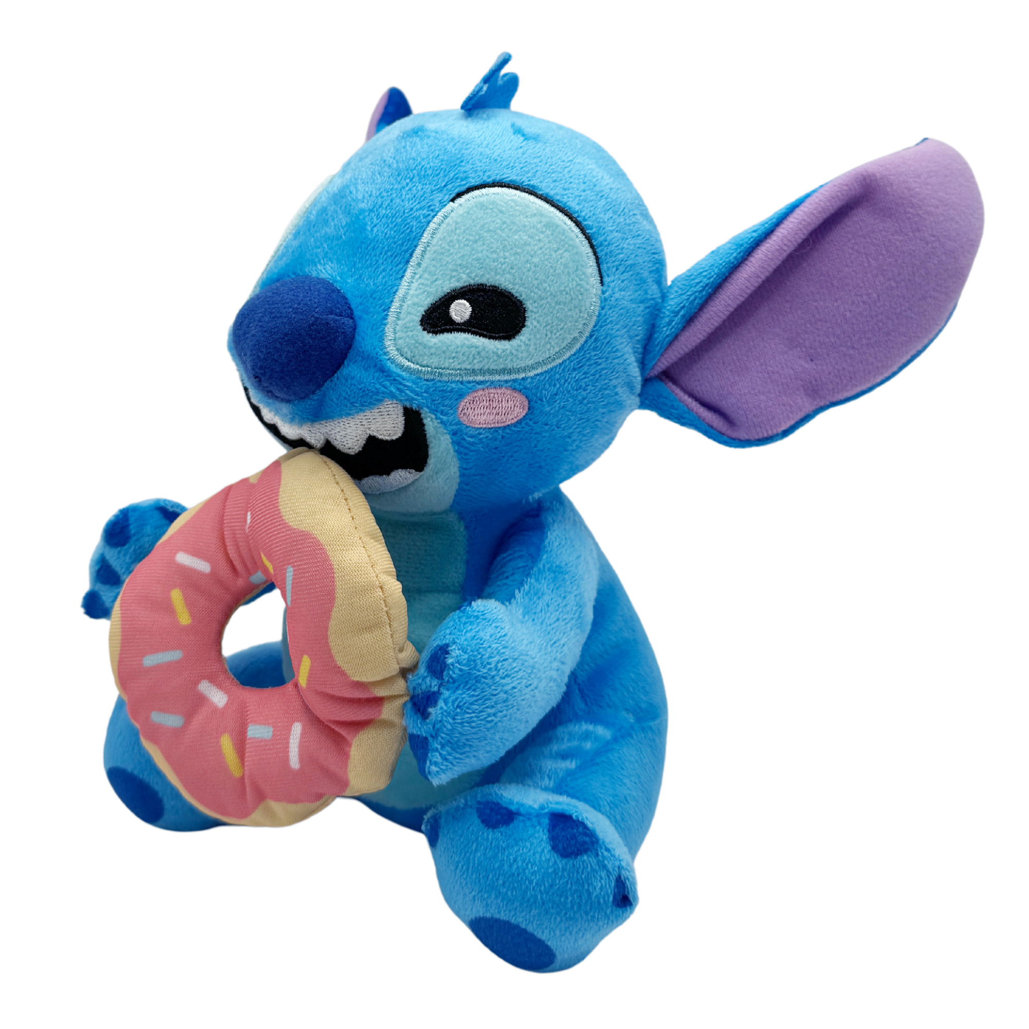Disney Lilo & Stitch Donut 9" Inch (23 cm) Plush, Soft and Cuddly Huggable Stuffed Alien Animal Toy, Officially Licensed Kids Toys By Just Play, Suitable for Children, Boys and Girls, Aged 2 Years+