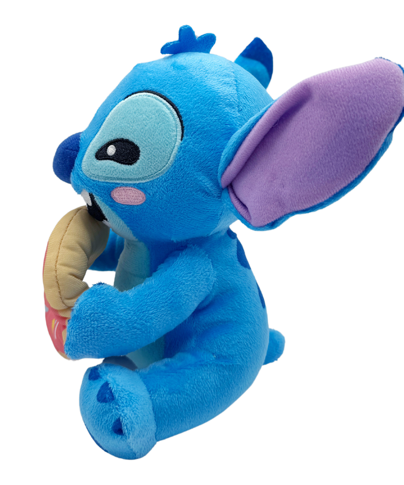 Disney Lilo & Stitch Donut 9" Inch (23 cm) Plush, Soft and Cuddly Huggable Stuffed Alien Animal Toy, Officially Licensed Kids Toys By Just Play, Suitable for Children, Boys and Girls, Aged 2 Years+