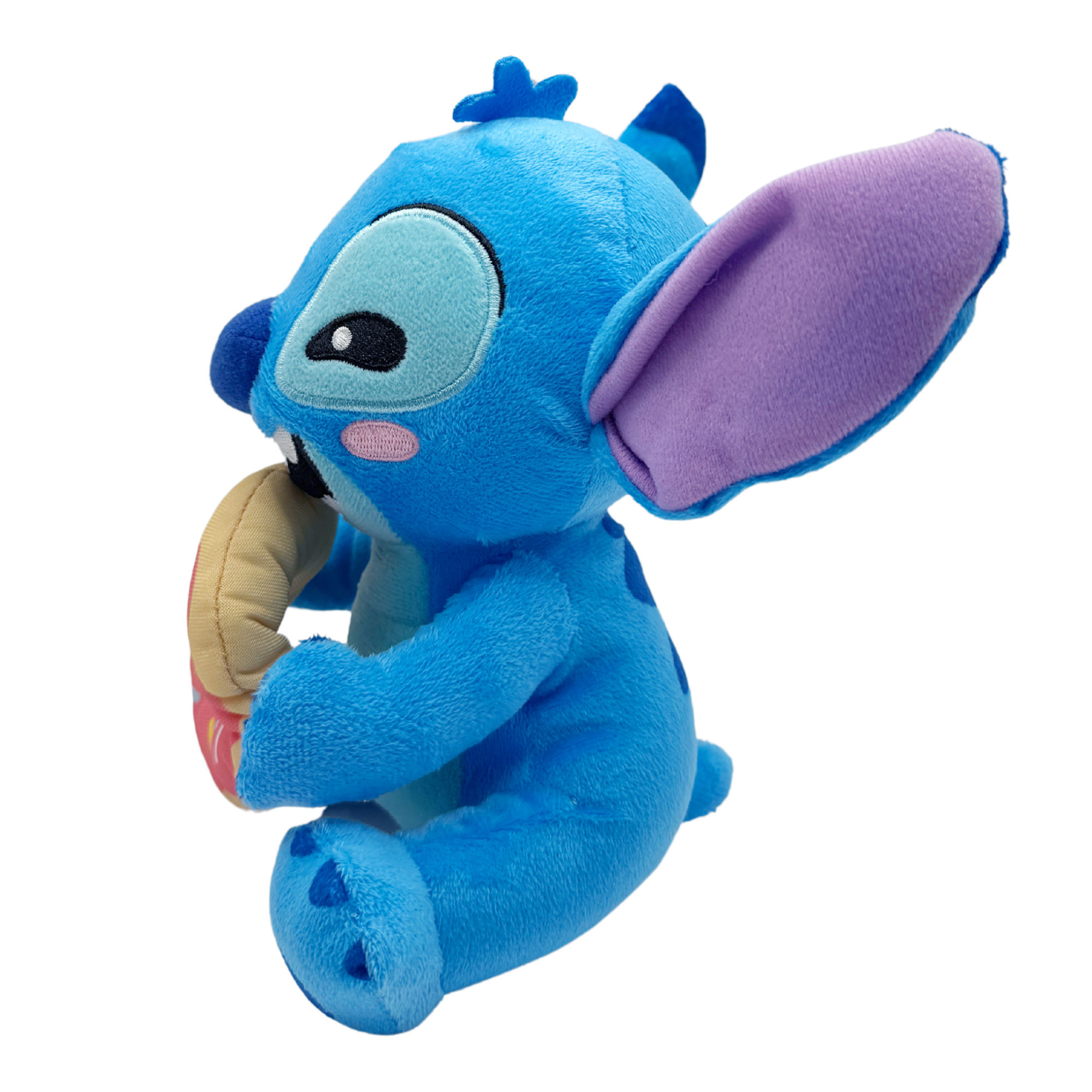 Disney Lilo & Stitch Donut 9" Inch (23 cm) Plush, Soft and Cuddly Huggable Stuffed Alien Animal Toy, Officially Licensed Kids Toys By Just Play, Suitable for Children, Boys and Girls, Aged 2 Years+