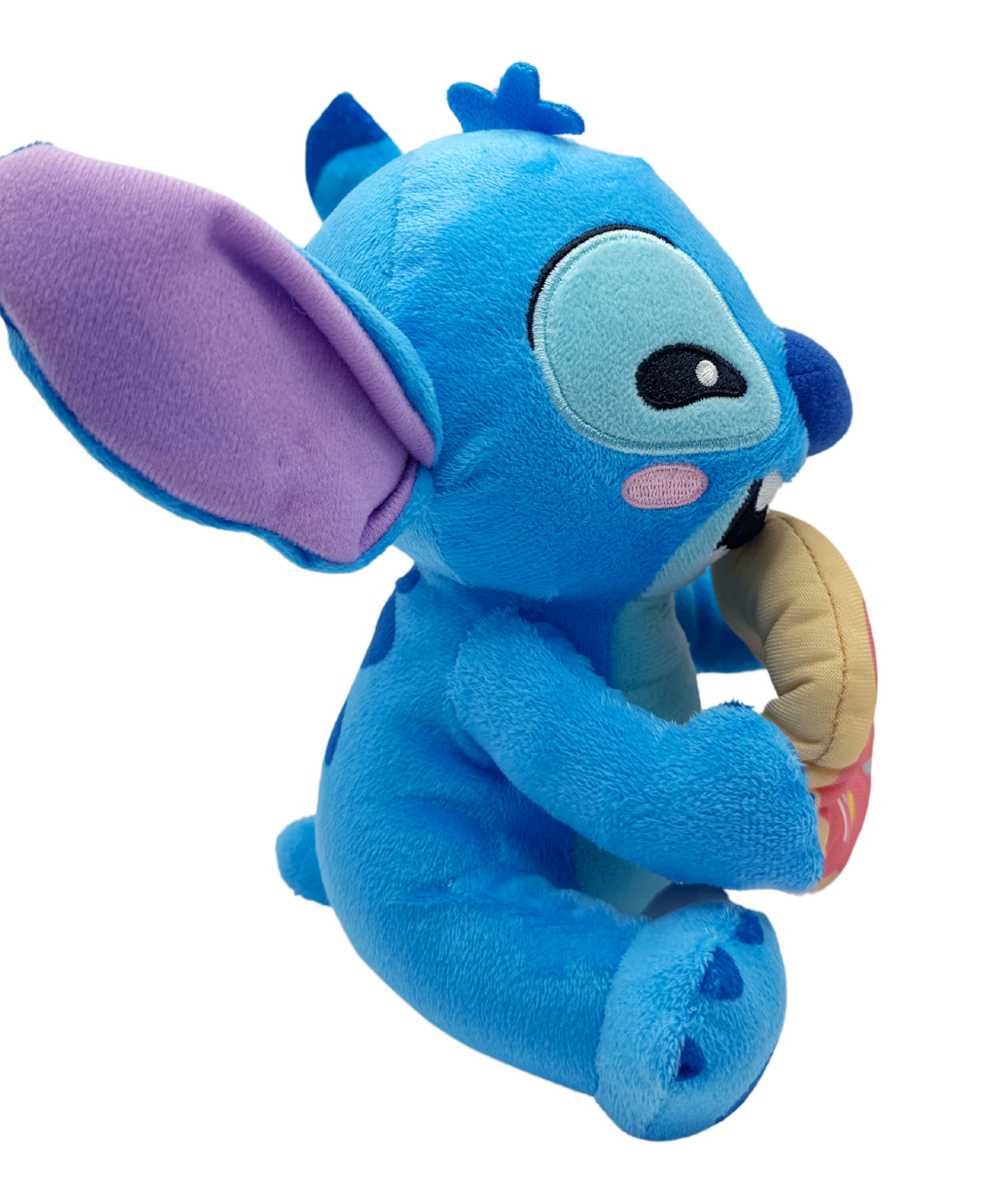 Disney Lilo & Stitch Donut 9" Inch (23 cm) Plush, Soft and Cuddly Huggable Stuffed Alien Animal Toy, Officially Licensed Kids Toys By Just Play, Suitable for Children, Boys and Girls, Aged 2 Years+