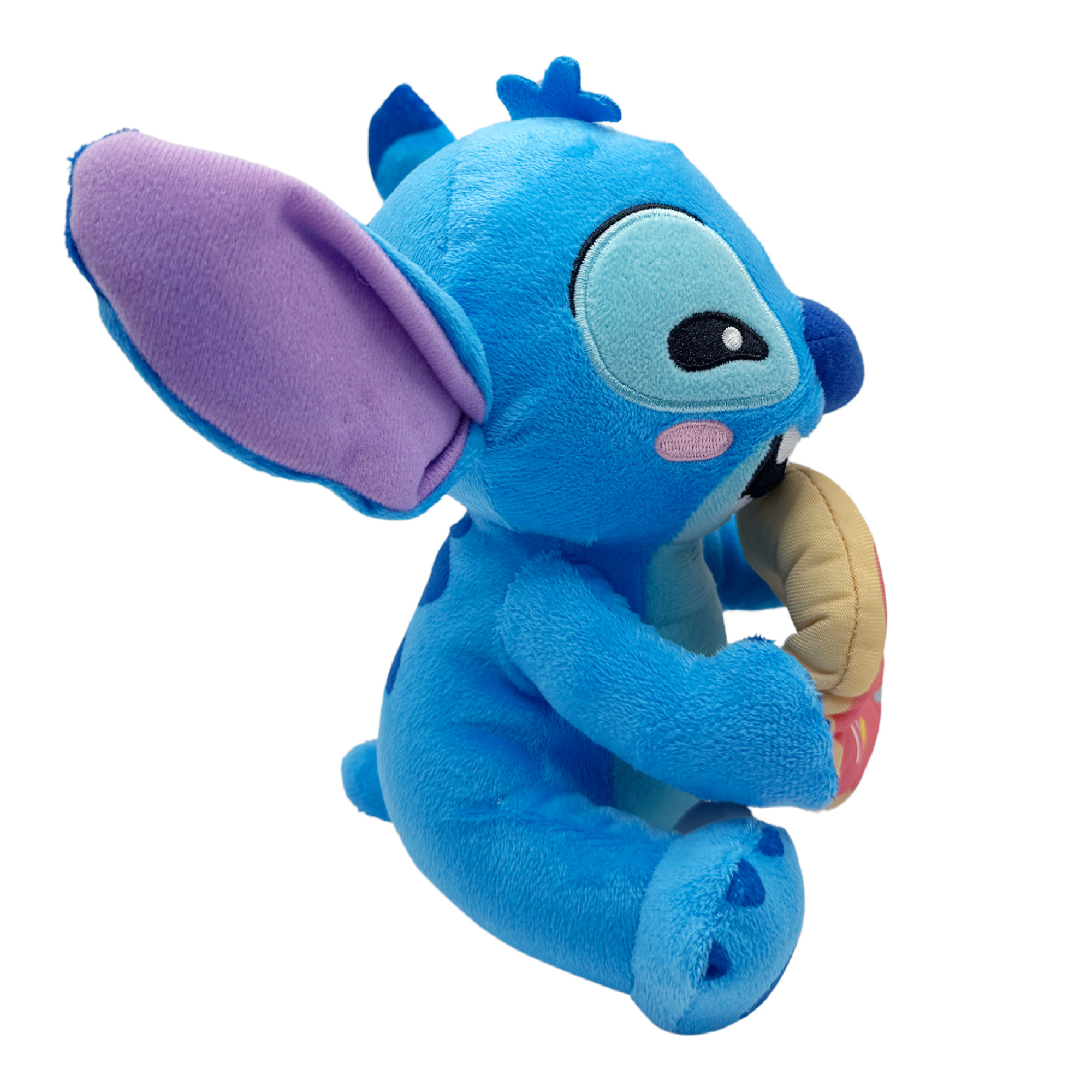 Disney Lilo & Stitch Donut 9" Inch (23 cm) Plush, Soft and Cuddly Huggable Stuffed Alien Animal Toy, Officially Licensed Kids Toys By Just Play, Suitable for Children, Boys and Girls, Aged 2 Years+